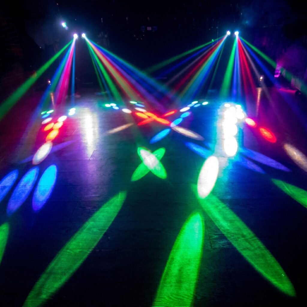 md 03 led double airship stage effect light5