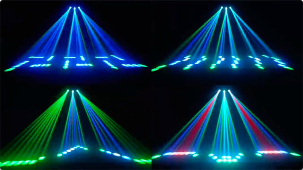 King Airship 3.0 LED and Laser hybrid lighting effect for mobile DJ setup