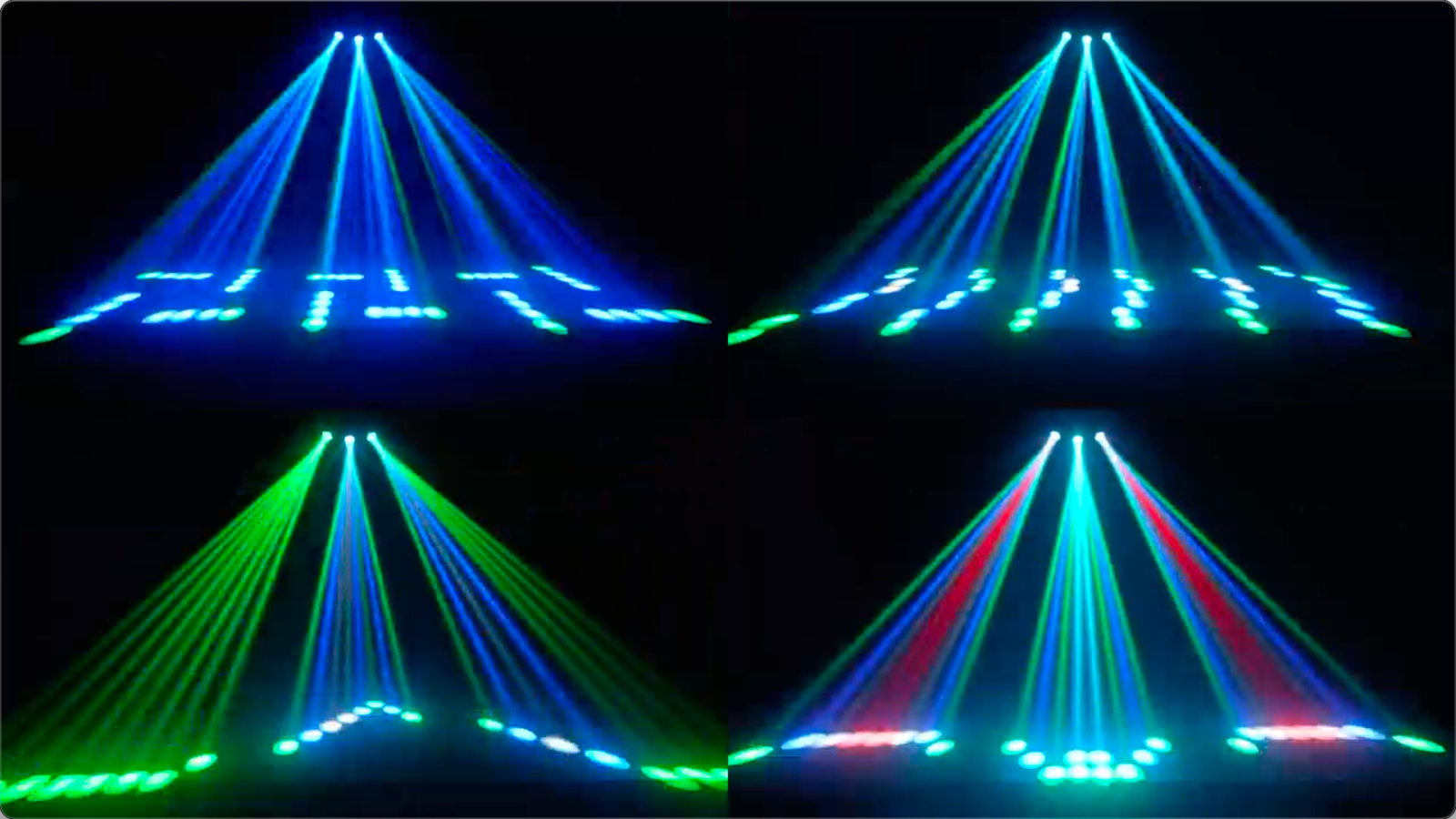 King Airship 3.0 LED and Laser hybrid lighting effect for mobile DJ setup